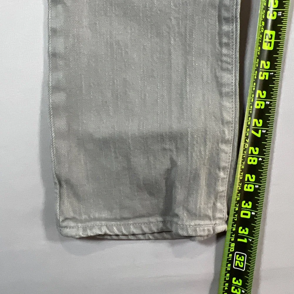 Bonobos Travel Jeans Men 28x32 Gray Cotton Stretch Low Rise Straight Leg Zip Fly